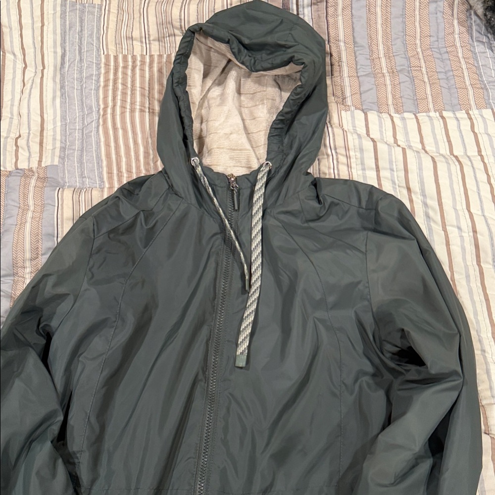 Free Country Dark Green Hooded Ski Jacket
